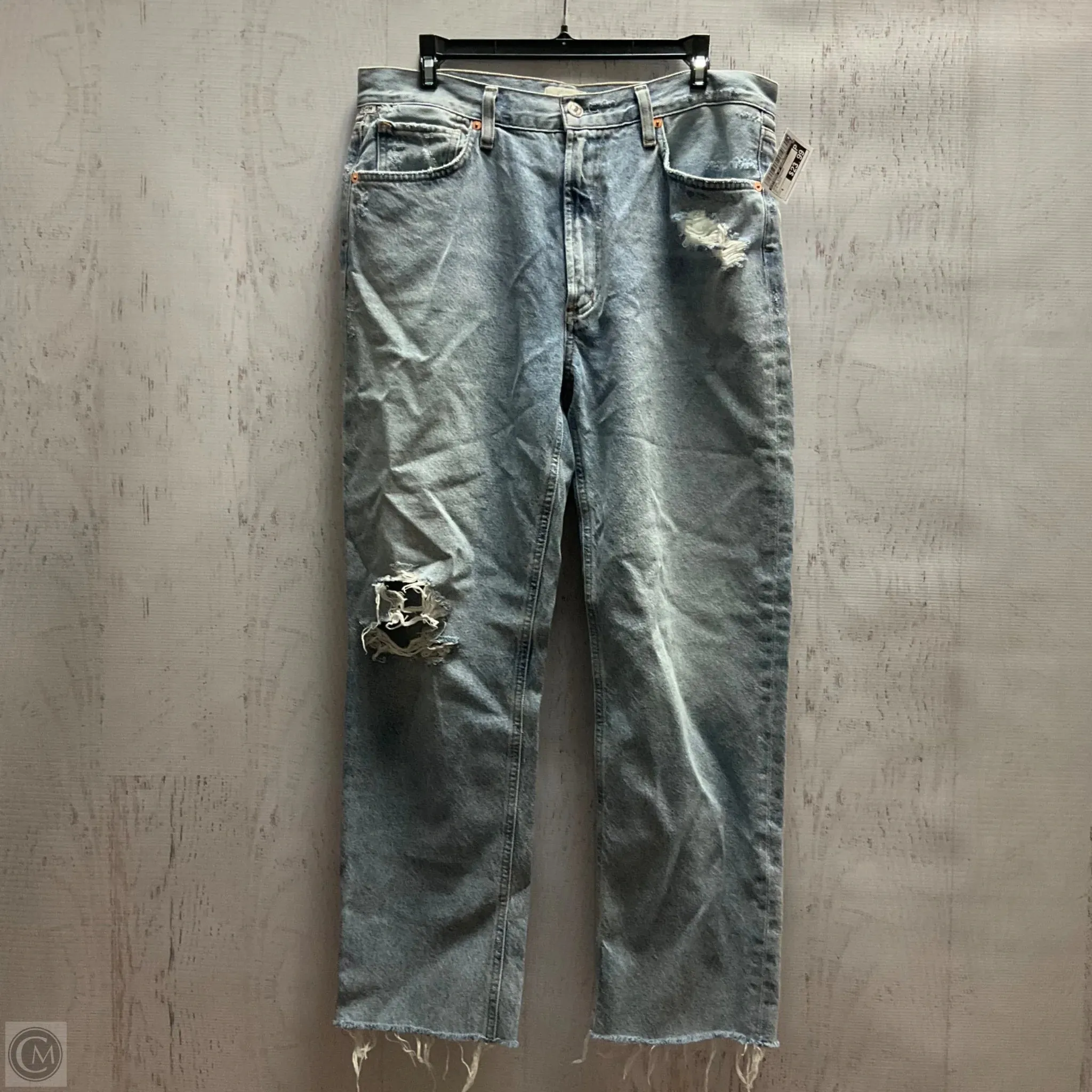 Jeans Straight By Citizens Of Humanity In Blue Denim, Size: 8