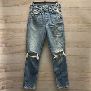 Jeans Straight By Clothes Mentor In Blue Denim, Size: 2