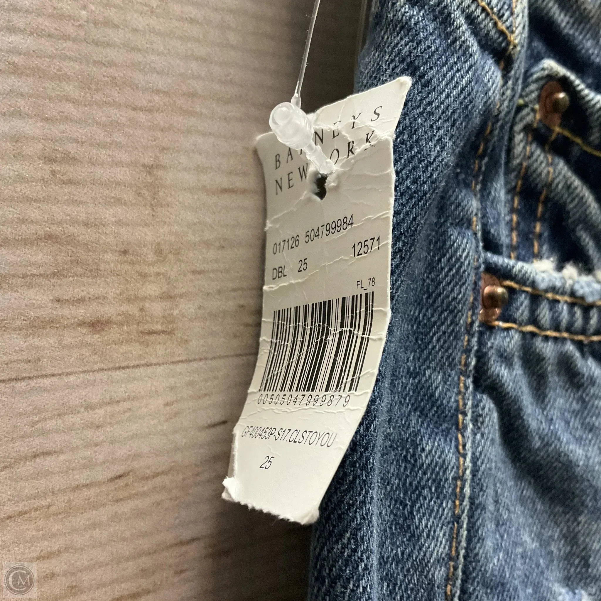 Jeans Straight By Clothes Mentor In Blue Denim, Size: 2
