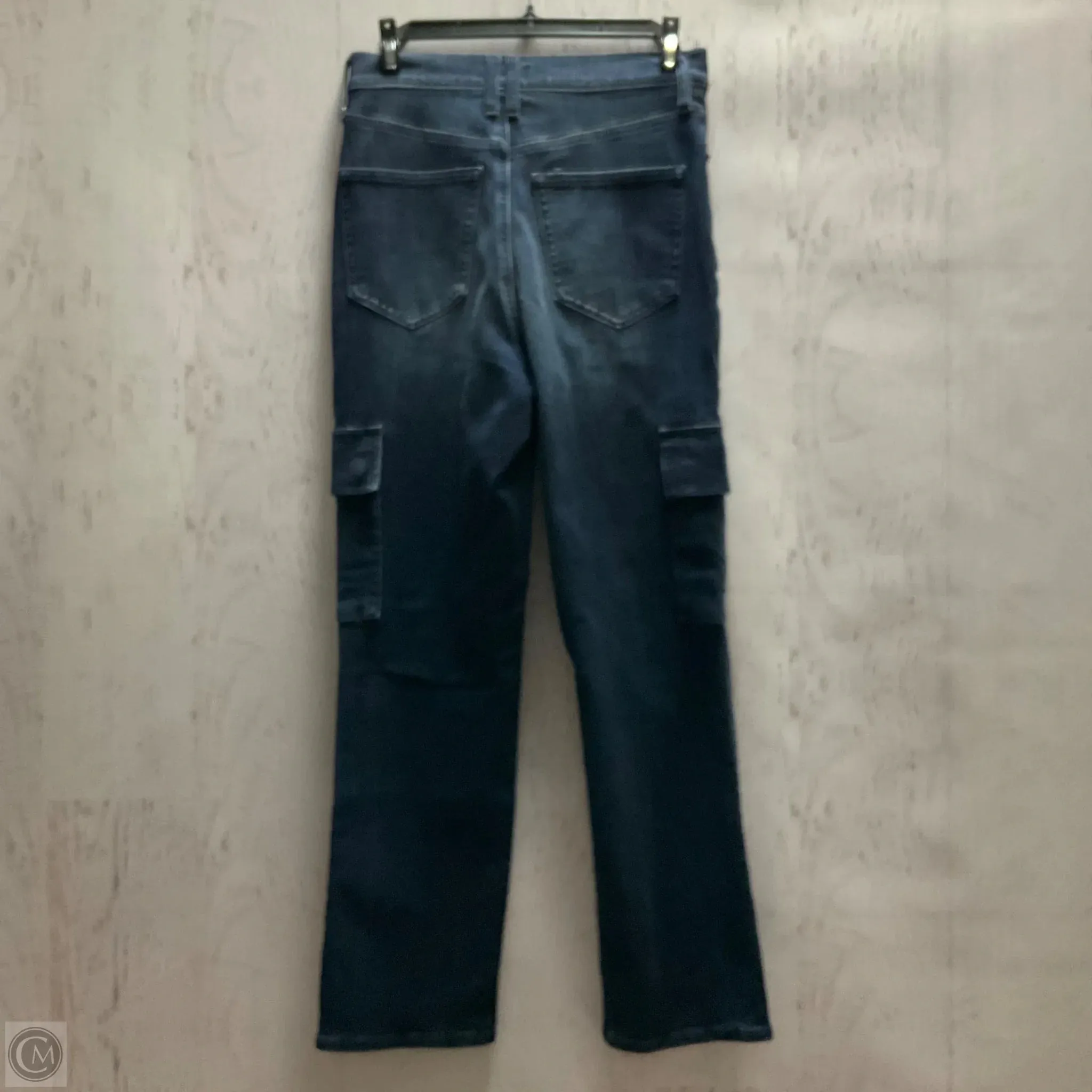 Jeans Straight By Express In Blue Denim, Size: 4