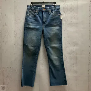 Jeans Straight By J. Crew In Blue Denim, Size: 4