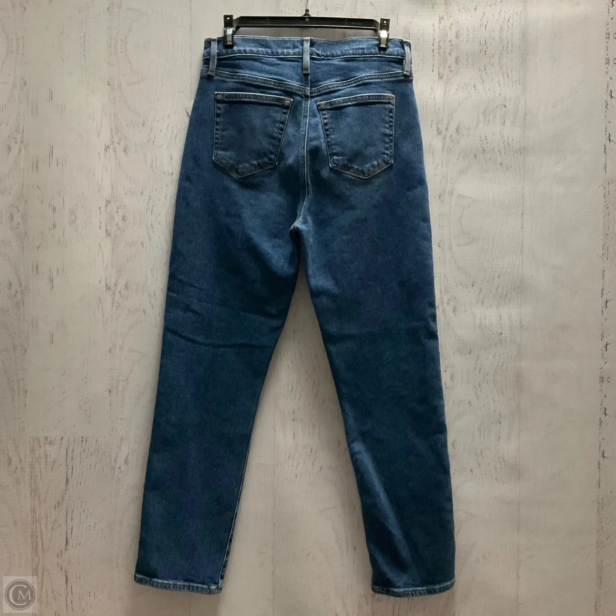 Jeans Straight By Loft In Blue Denim, Size: 4