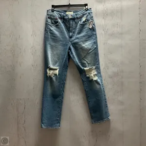 Jeans Straight By Madeleine In Blue Denim, Size: 28