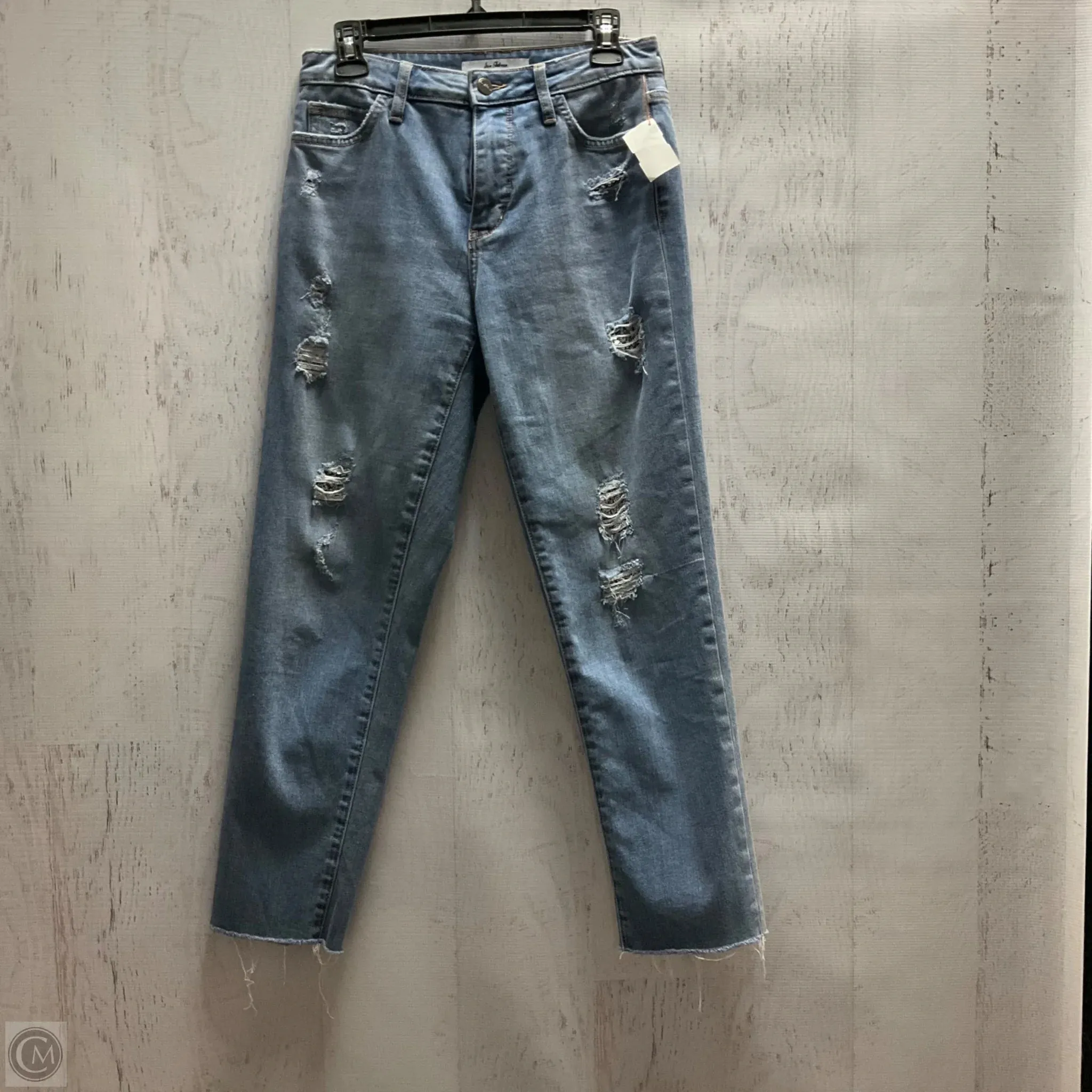 Jeans Straight By Sam Edelman In Blue, Size: 4