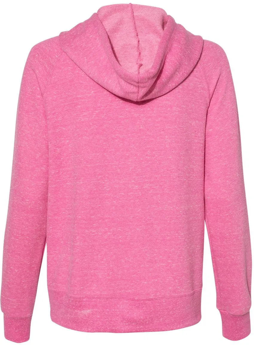 Jerzees Ladies Snow Heather French Terry Full-Zip Hooded Sweatshirt