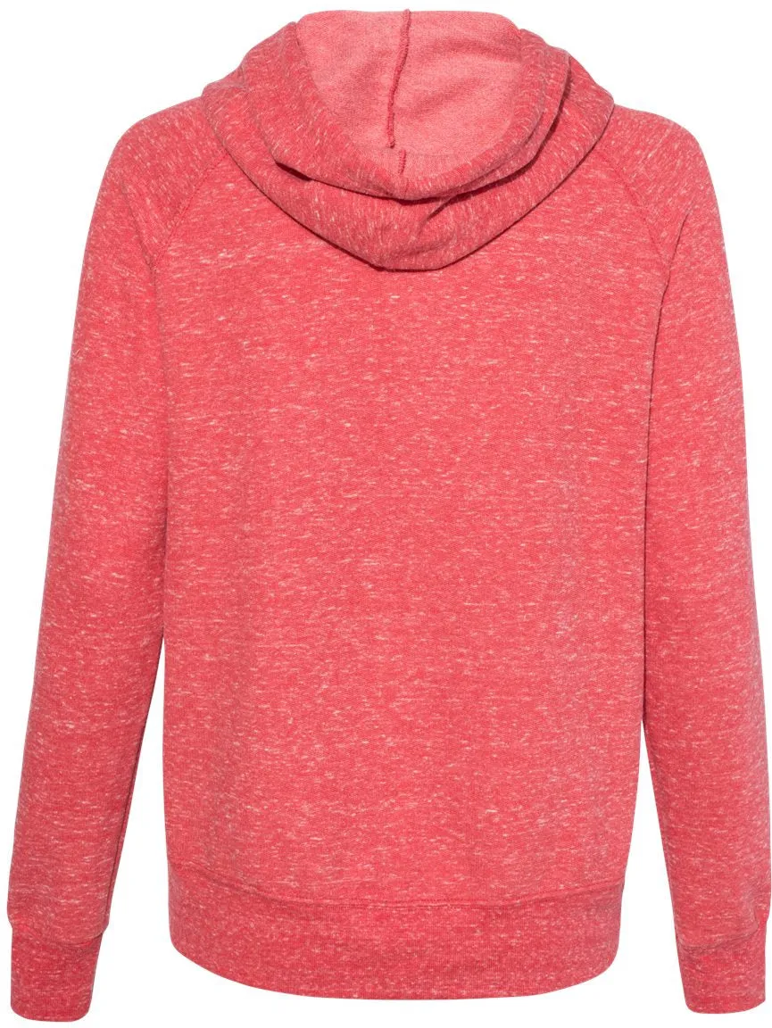 Jerzees Ladies Snow Heather French Terry Full-Zip Hooded Sweatshirt