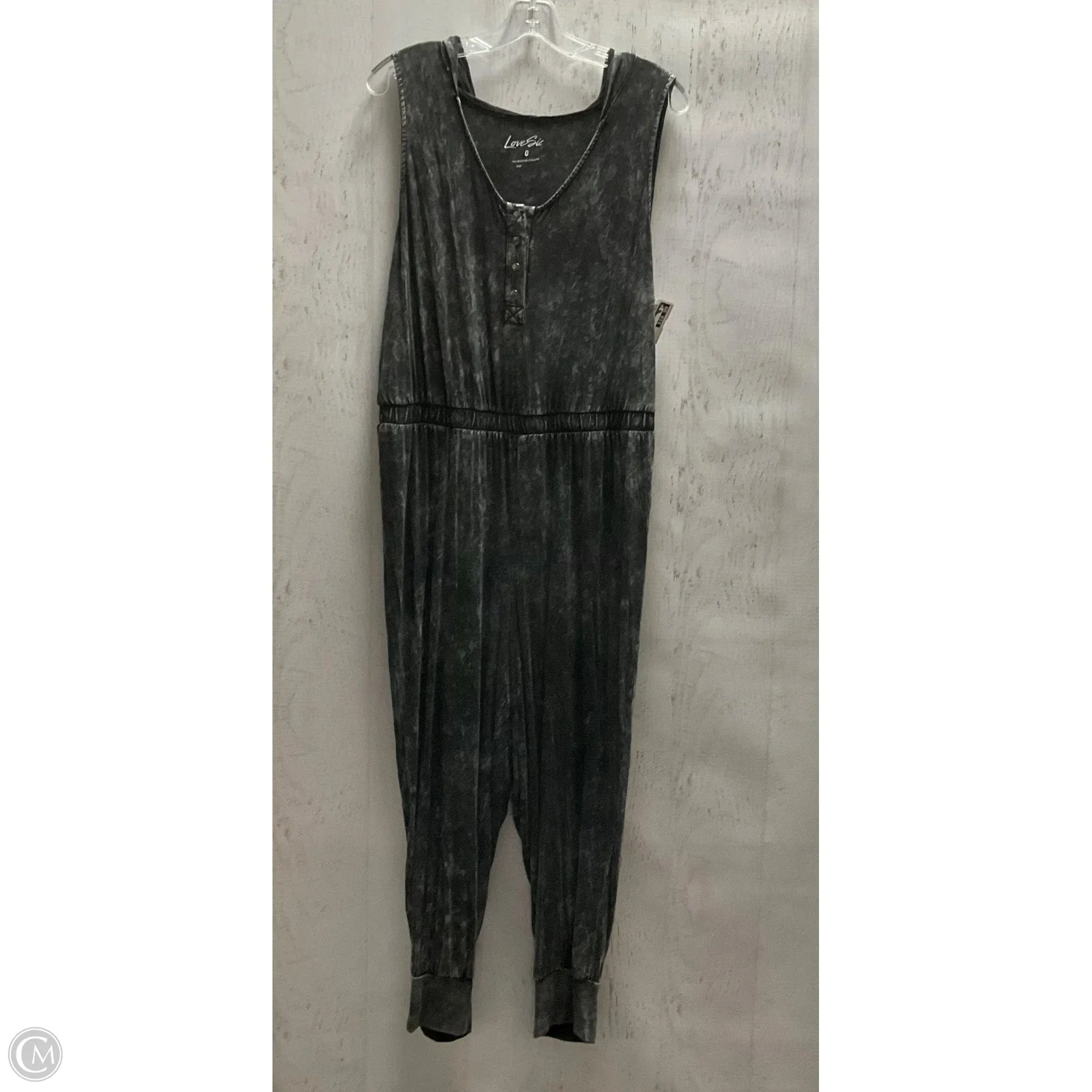 Jumpsuit By Clothes Mentor In Black, Size: 1x
