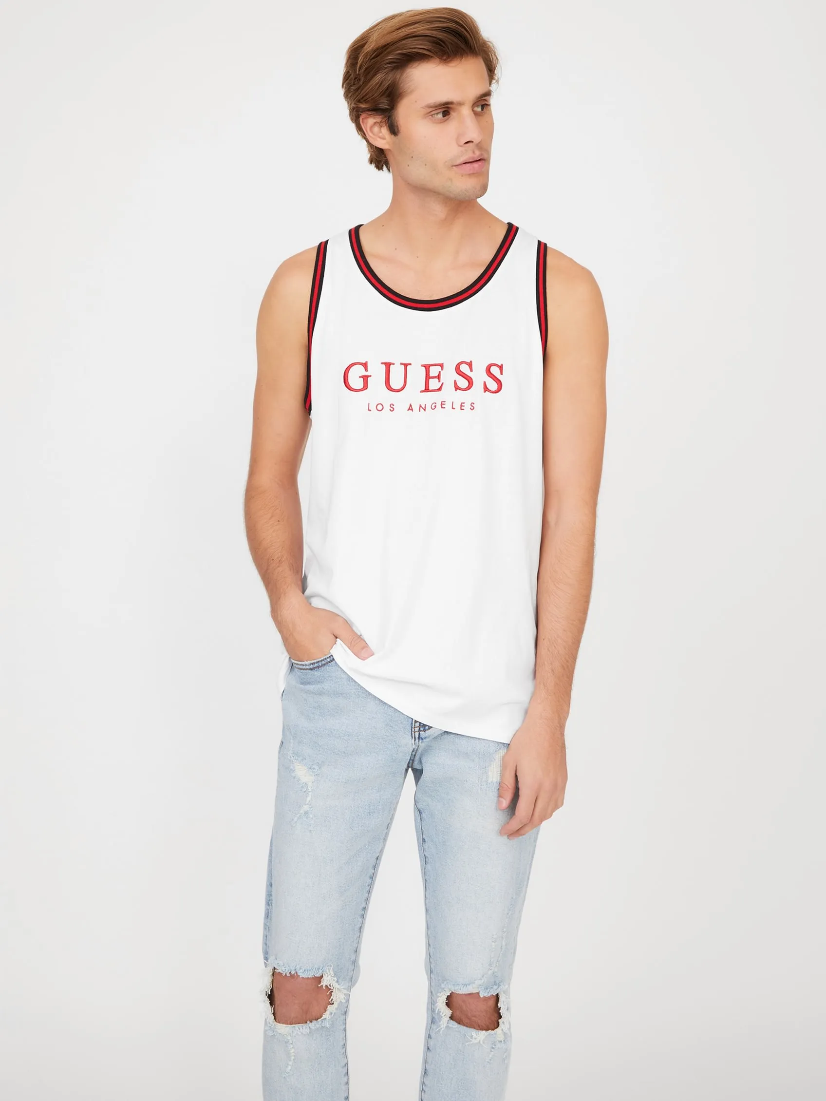 Nichols Embroidered Logo Tank