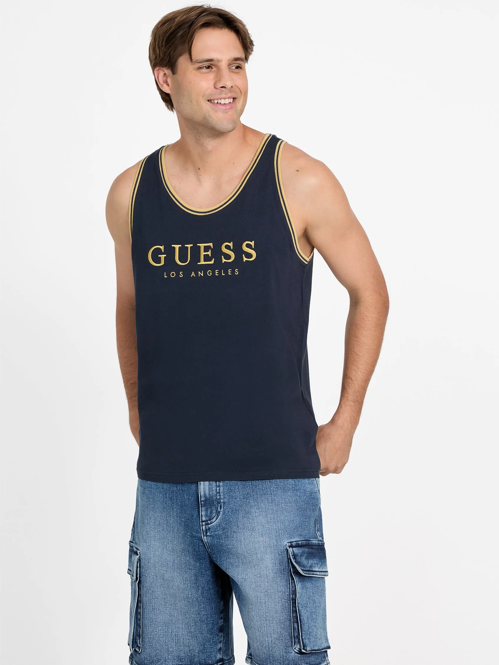 Nichols Embroidered Logo Tank