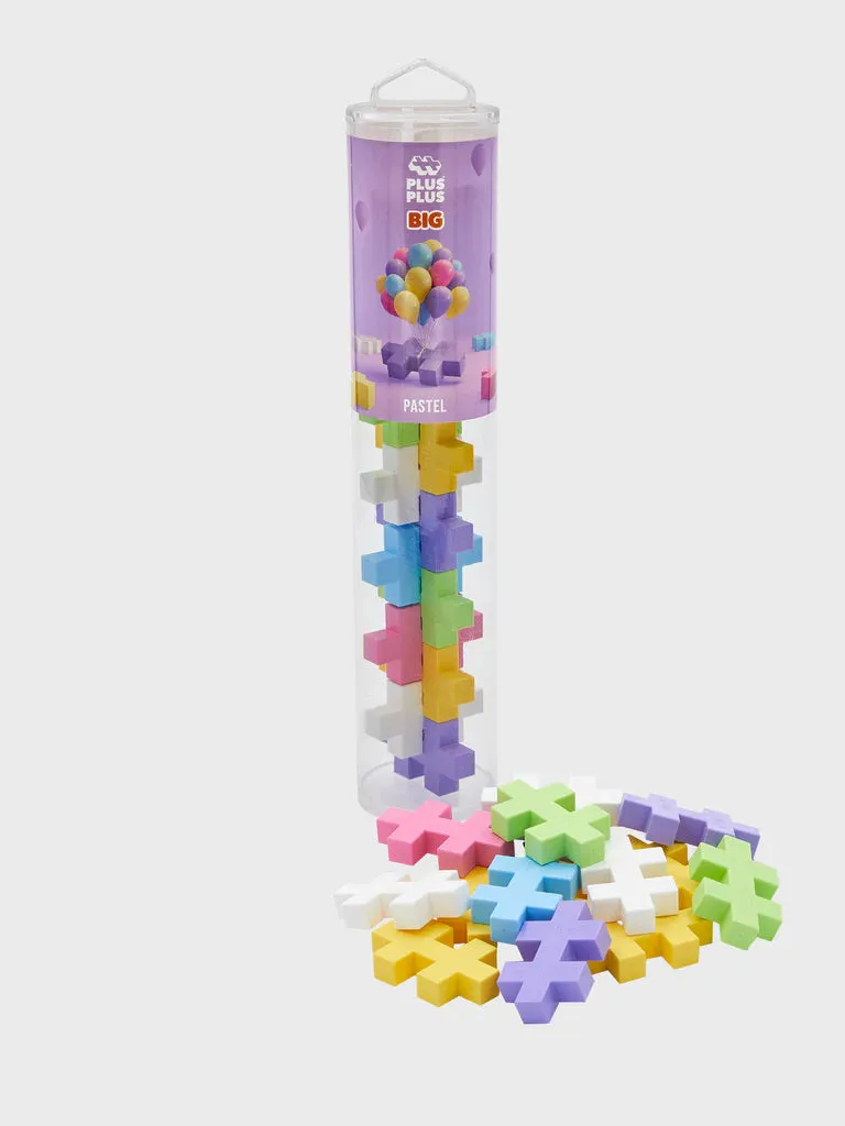 Plus-Plus BIG Pastel Colour Mix Tube