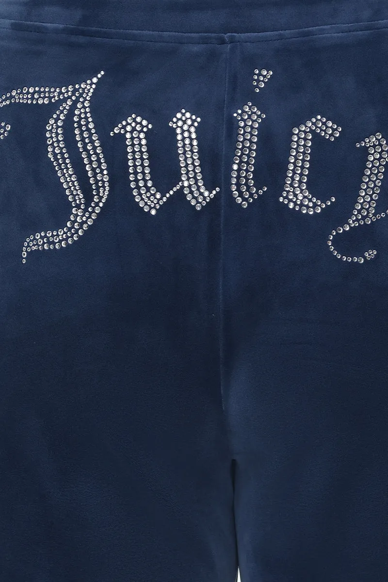 Plus-Size Big Bling Velour Jogger Juicy Couture