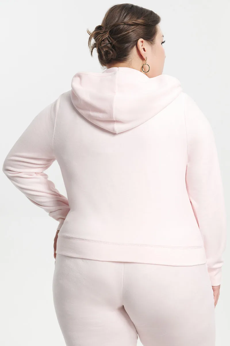 Plus-Size Classic Cotton Velour Hoodie Juicy Couture