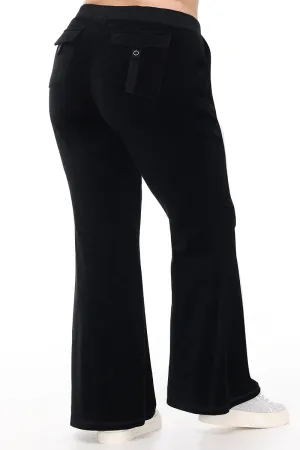 Plus-Size Heritage Cotton Velour Track Pants Juicy Couture