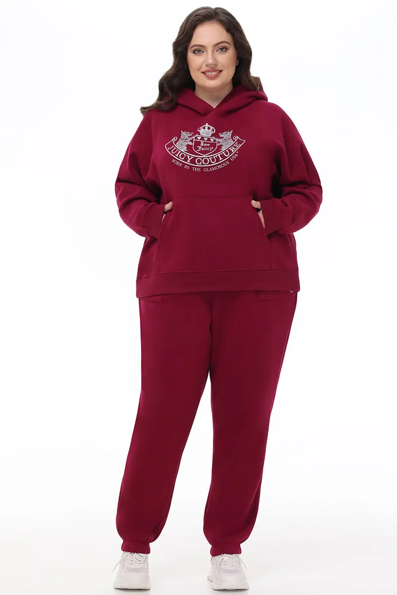 Plus-Size Small Bling Fleece Sweatpants Juicy Couture