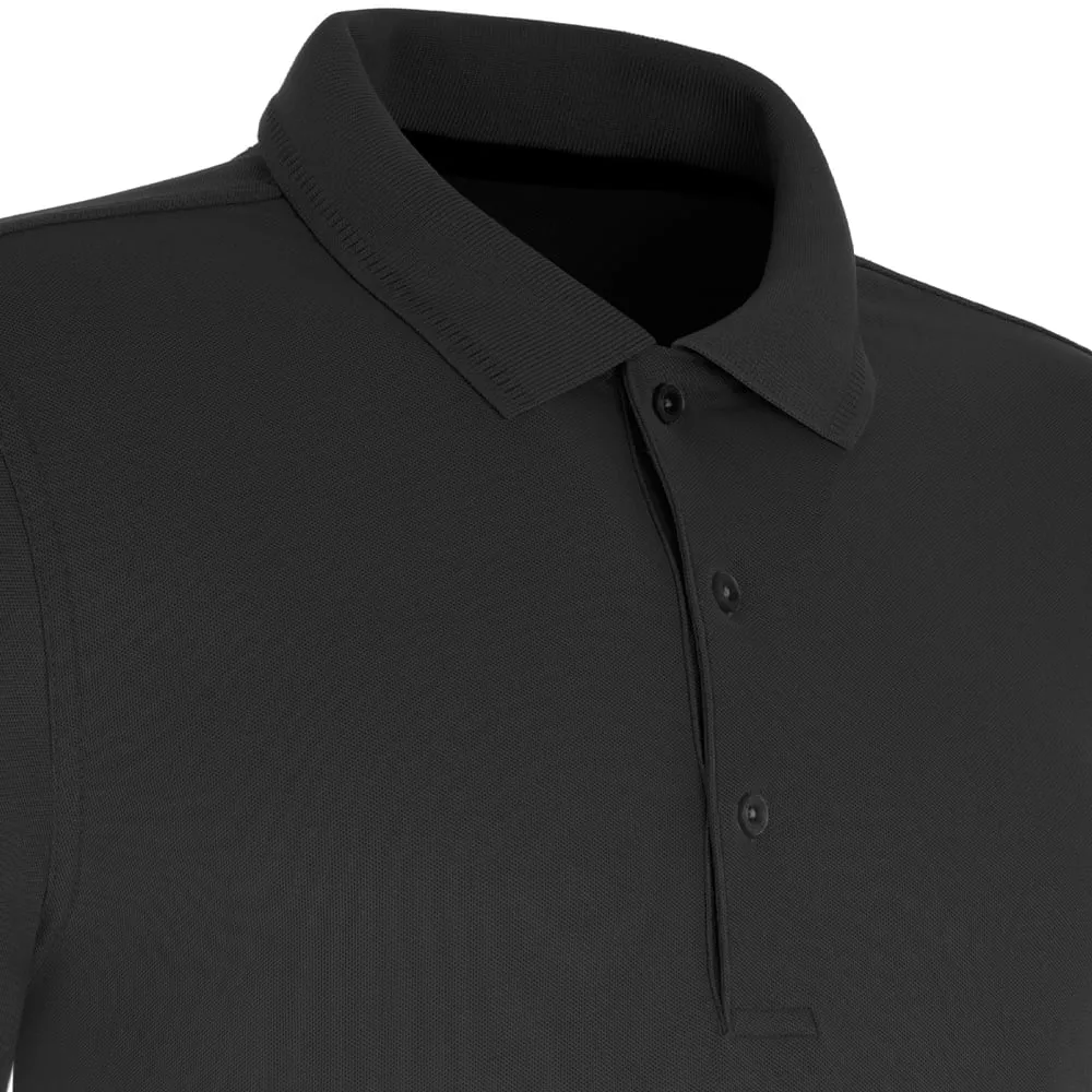 ProQuip Pro Tech Plain Polo Shirt - Black