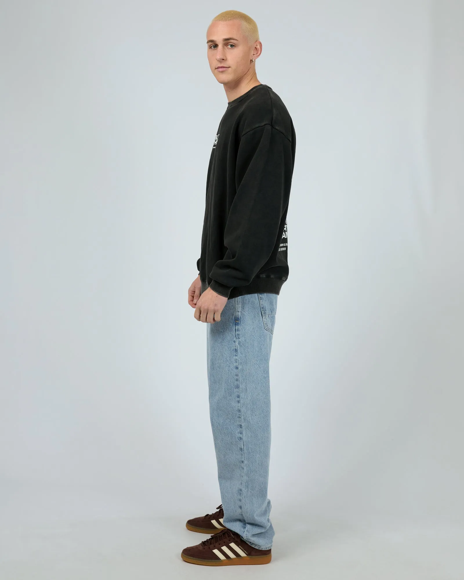 Revival Crew Washed Black