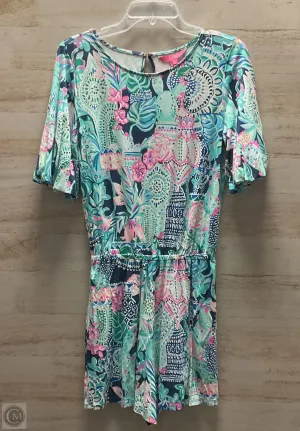 Romper By Lilly Pulitzer In Blue & Pink, Size: S