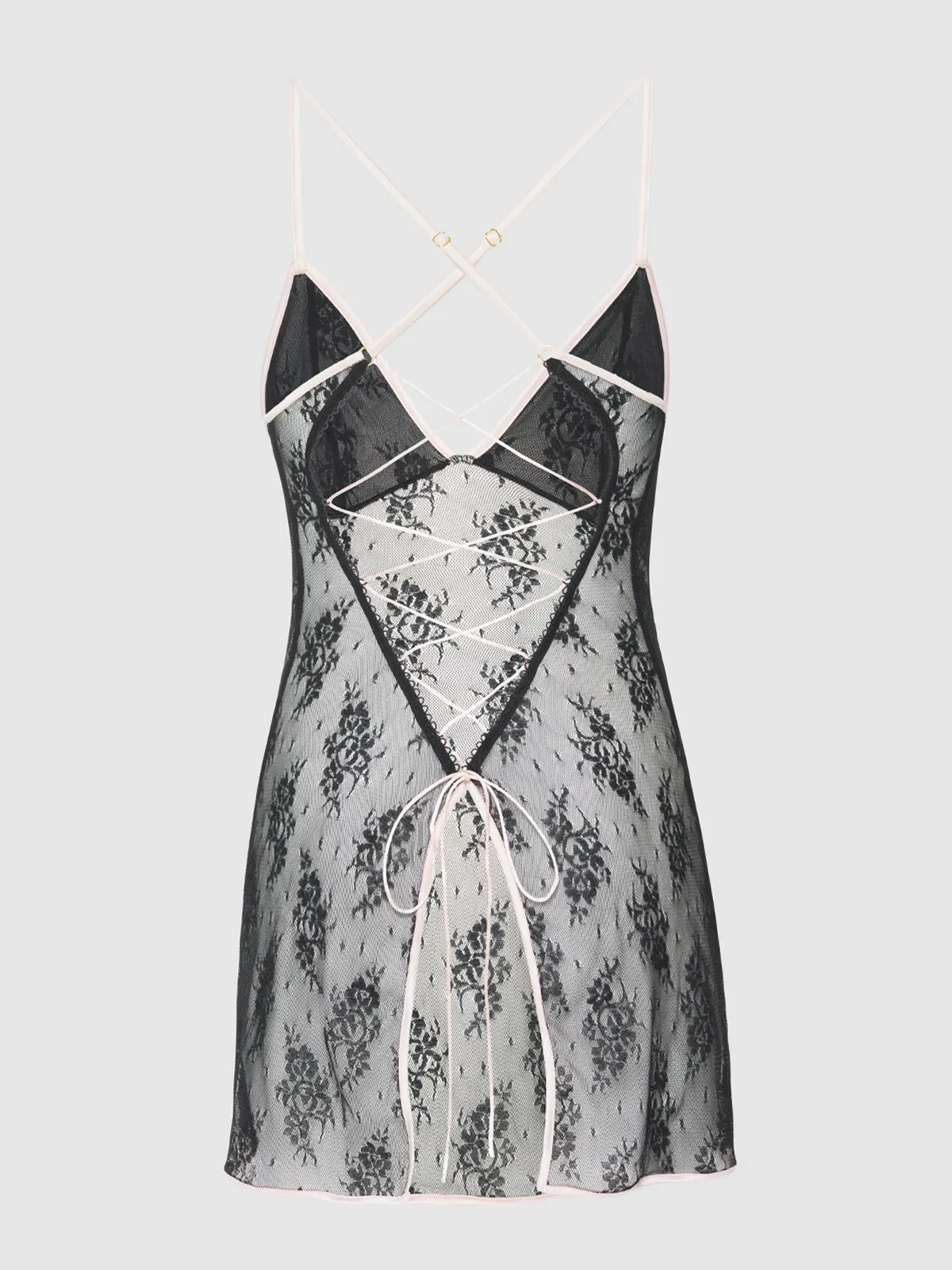 Rosalind Lace Tie Back Babydoll