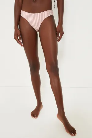 Rosette White Stripe Lily Bottom