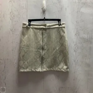 Skirt Mini & Short By Thread And Supply In Snakeskin Print, Size: M