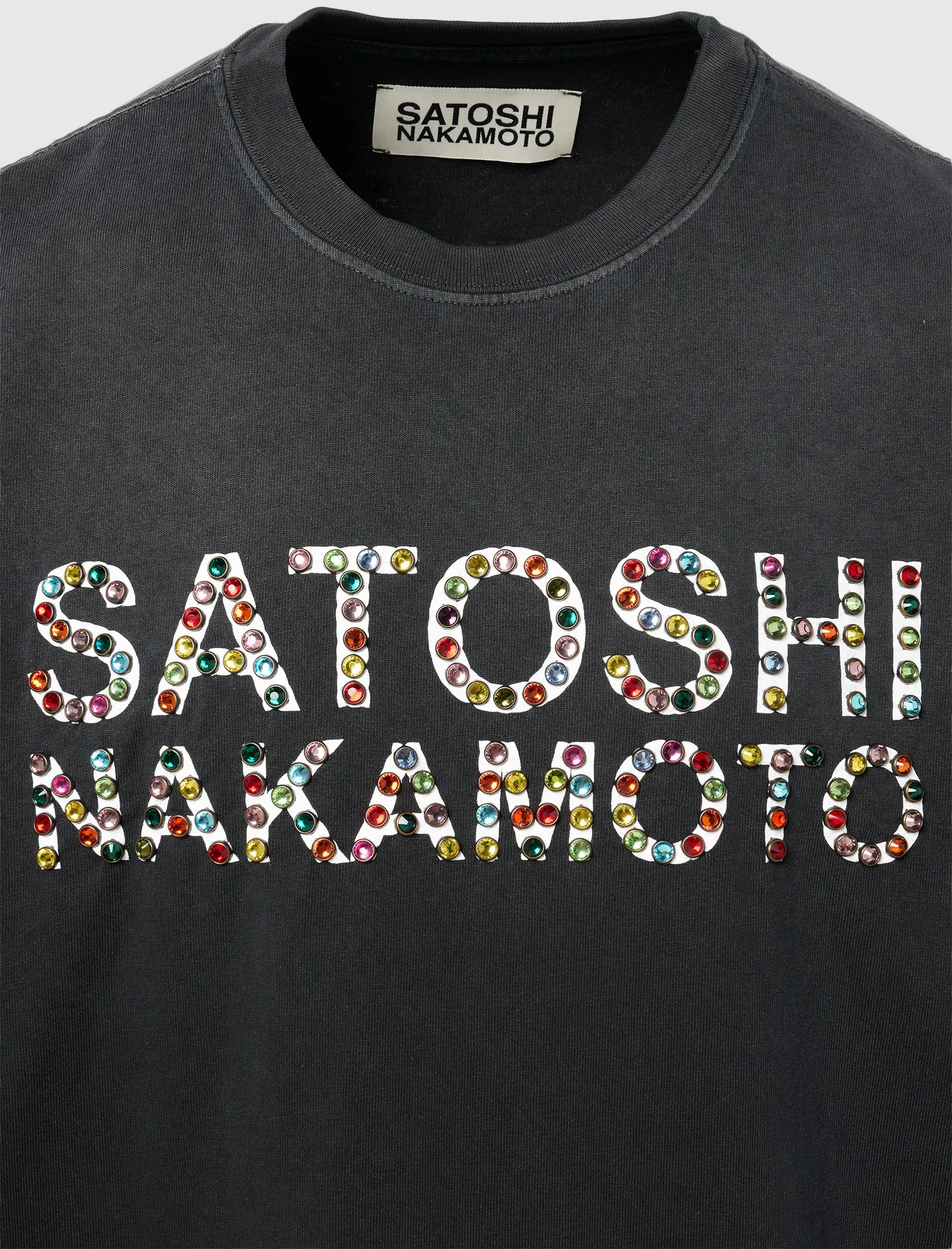 STUDDED LOGO TEE