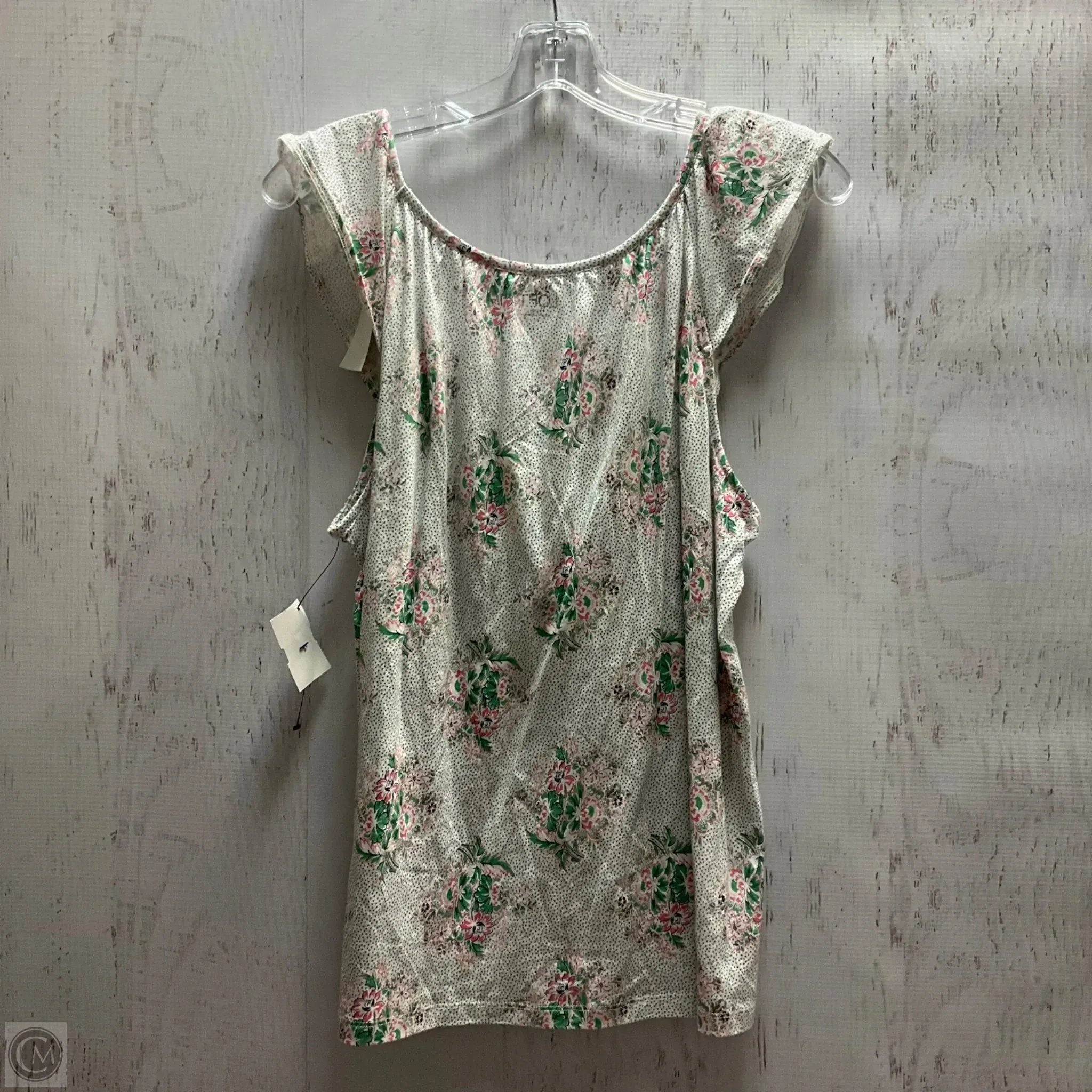 Tank Top By Loft In Floral Print, Size: Xl