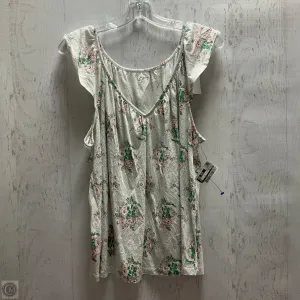 Tank Top By Loft In Floral Print, Size: Xl