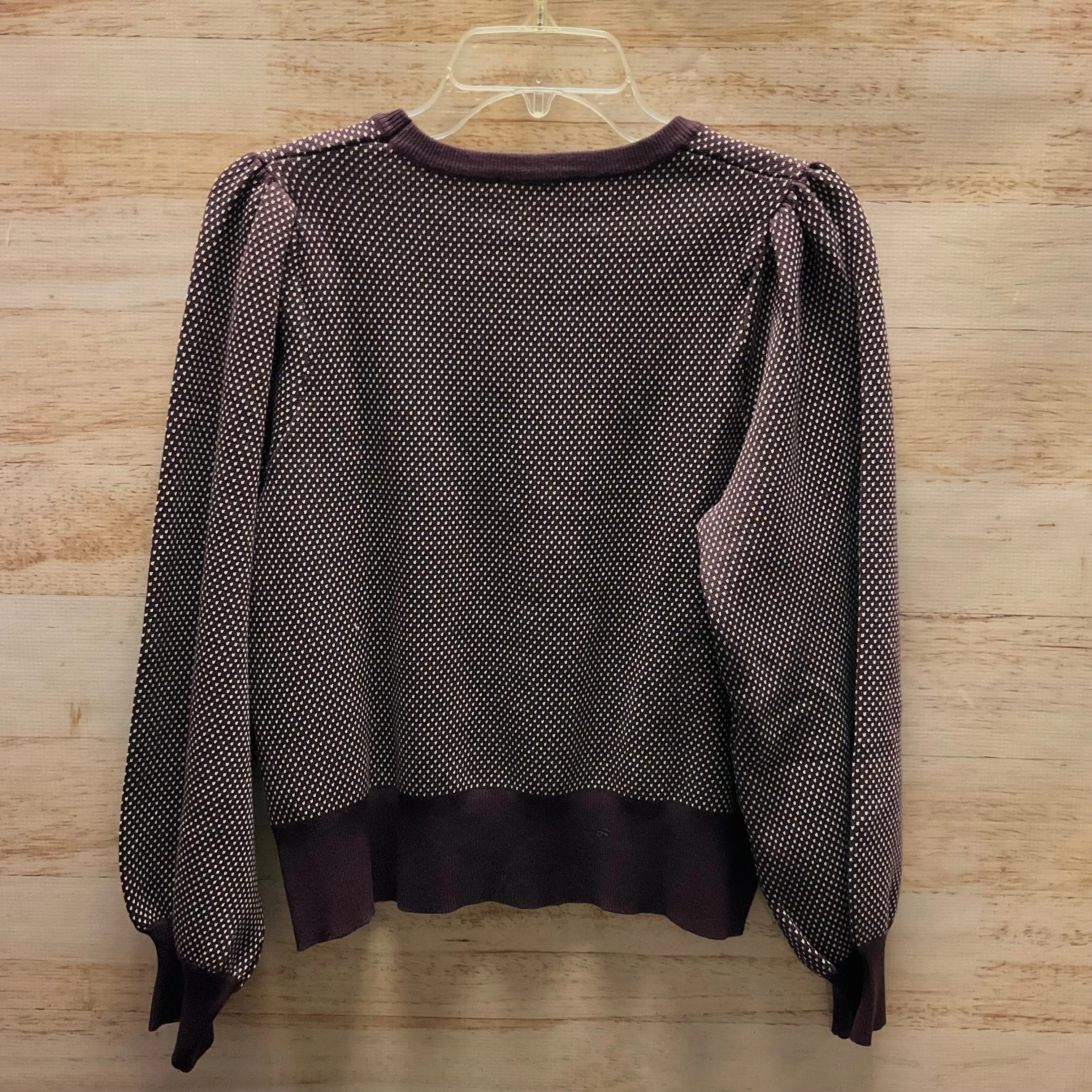 Top Long Sleeve By Adrianna Papell In Purple, Size: M