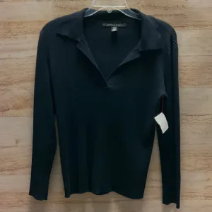 Top Long Sleeve By Andrew Marc In Black, Size: M
