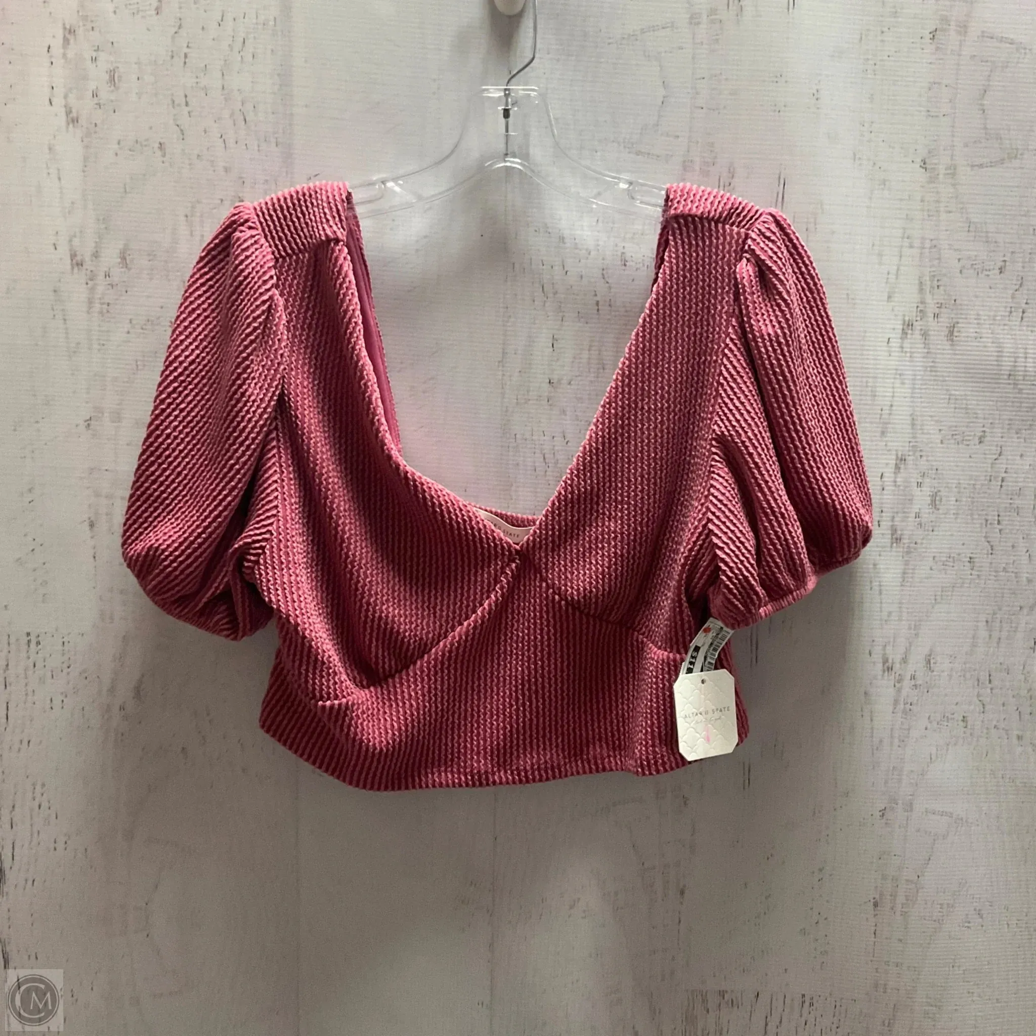Top Short Sleeve By Altard State In Pink, Size: Xxl