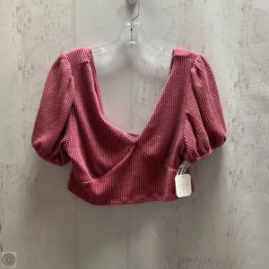 Top Short Sleeve By Altard State In Pink, Size: Xxl