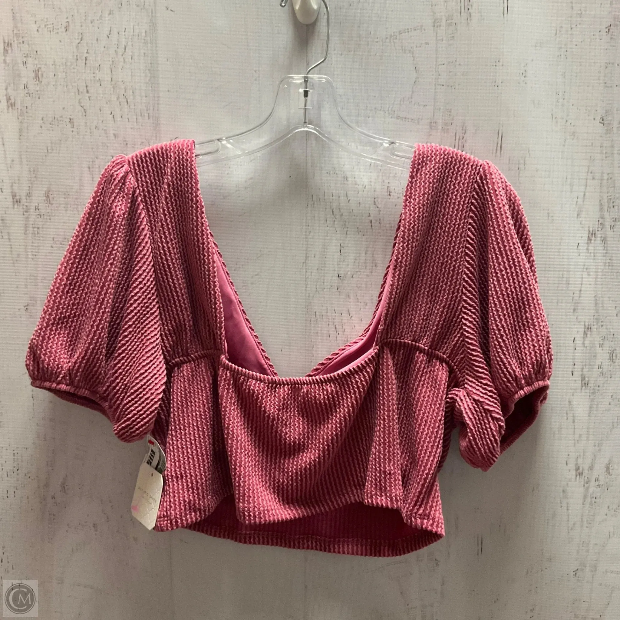 Top Short Sleeve By Altard State In Pink, Size: Xxl
