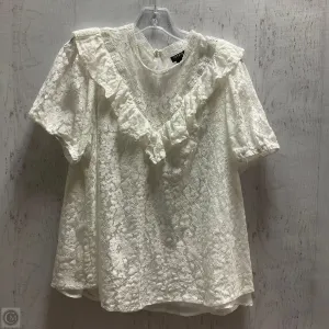 Top Short Sleeve By Torrid In White, Size: 1x