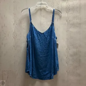 Top Sleeveless By Torrid In Blue, Size: 2x