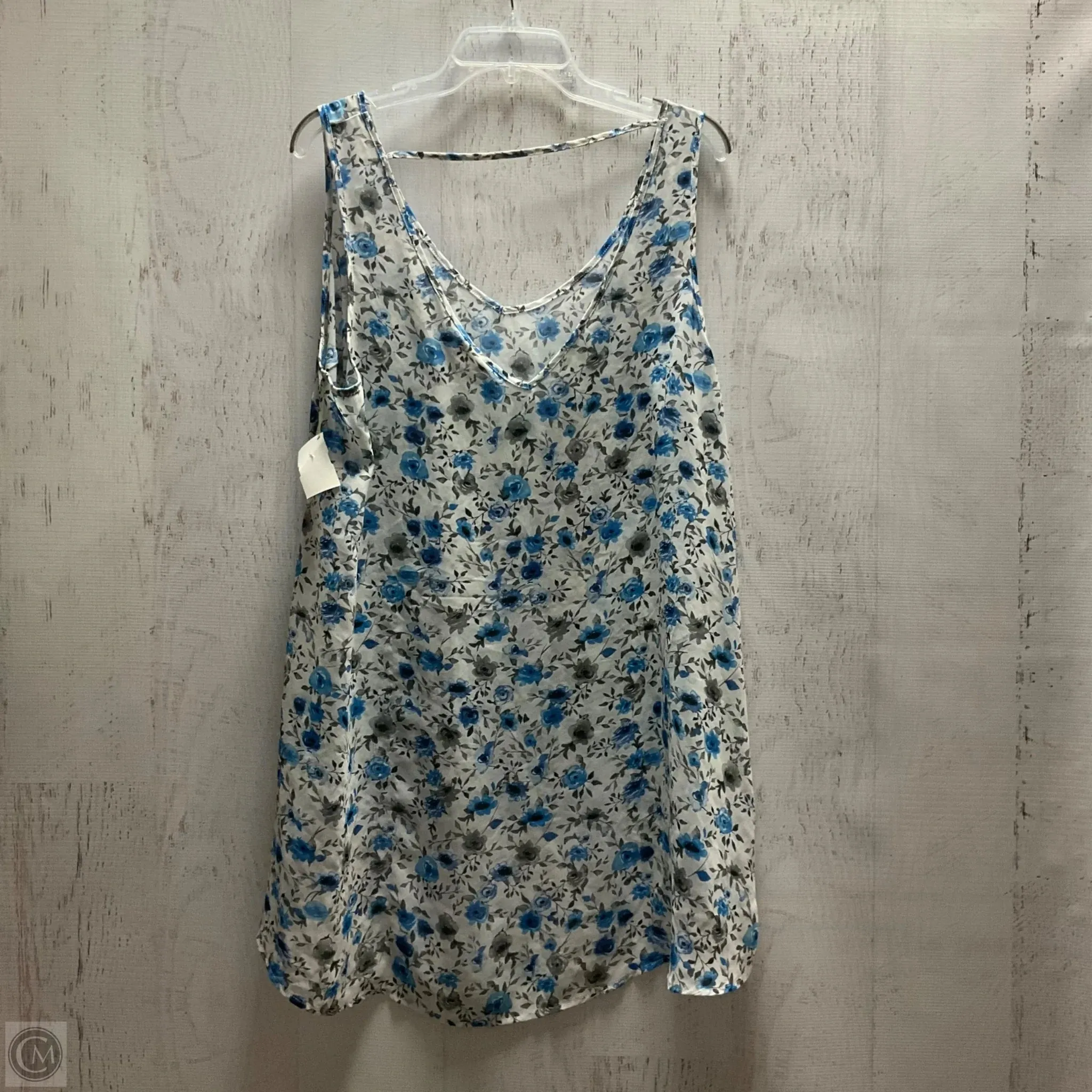 Top Sleeveless By Torrid In Floral Print, Size: Xl