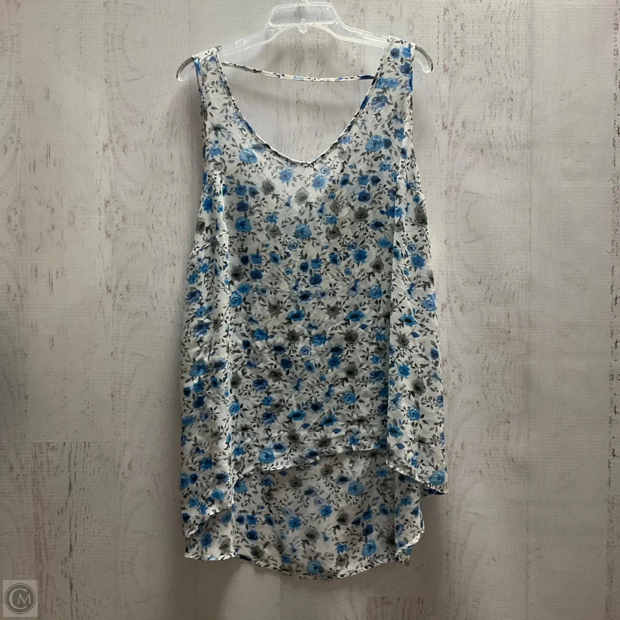 Top Sleeveless By Torrid In Floral Print, Size: Xl