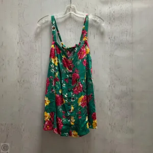Top Sleeveless By Torrid In Green, Size: L